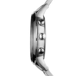 Emporio Armani AR2434 Men’s Black Dial Stainless Steel Renato Watch - Luxury Hub Store