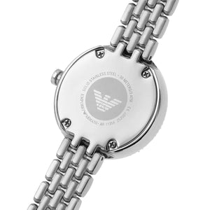 Emporio Armani AR11354 Women’s Mother of Pearl Dial Stainless Steel Rosa Watch - Luxury Hub Store