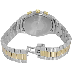 Emporio Armani AR11579 Men’s Blue Dial Two-Tone Stainless Steel Paolo Chronograph Watch - Luxury Hub Store