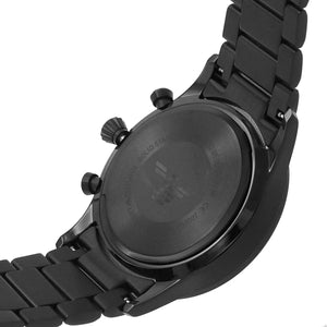 Emporio Armani AR11349 Men’s Black Dial Black Stainless Steel Giovanni Chronograph Watch - Luxury Hub Store