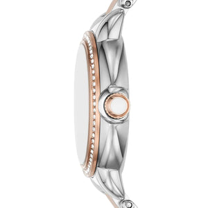 Right side profile view of the slim 8mm case on the Emporio Armani AR11567