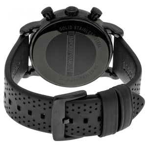 Back case of Emporio Armani AR1737 with engraved eagle logo and serial number