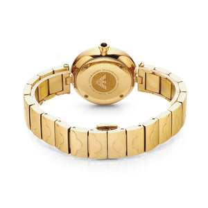 Silver sliding clasp with Emporio Armani logo for AR11198 watch