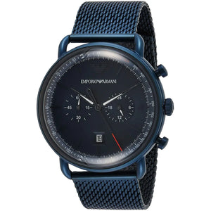 Angled shot of AR11289 showing the deep blue sunray dial glow