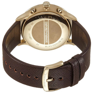 Stainless steel case back of Emporio Armani AR1793 with model details