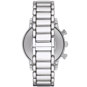 Stainless steel case back of Emporio Armani AR1853 with model details