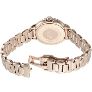 Rose gold butterfly clasp with Emporio Armani logo for AR11523 watch