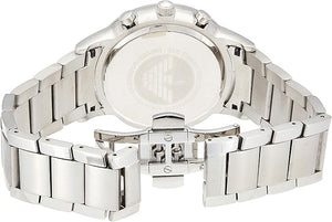 Silver butterfly clasp with Emporio Armani logo for AR11164 watch