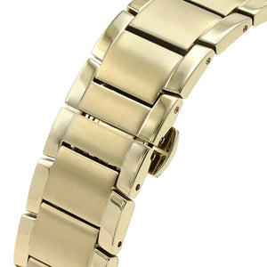 Hidden deployment clasp with Armani logo for AR11332 gold watch
