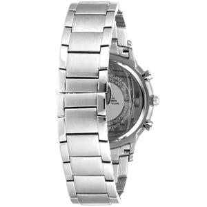 Close-up of Emporio Armani AR11458 date window and rose gold indices