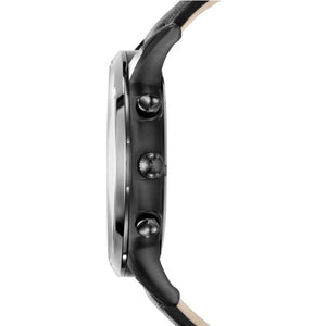 Side view of Emporio Armani AR2461 showing black case buttons and crown