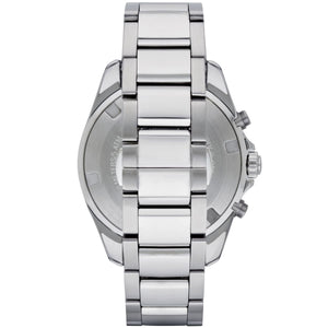Stainless steel case back of Emporio Armani AR6098 with model details