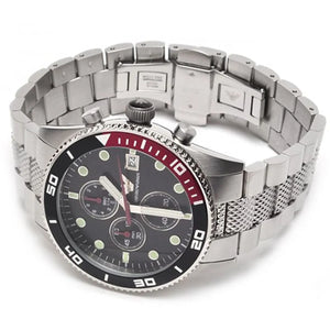 Emporio Armani AR5855 Sportive on wrist showing the bold black bezel and dial