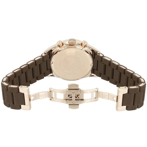 Hidden deployment clasp with Armani logo for AR5890 silicone watch