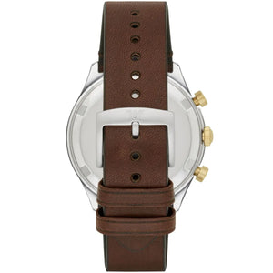 Back case of Emporio Armani AR11033 with engraved eagle logo and serial number