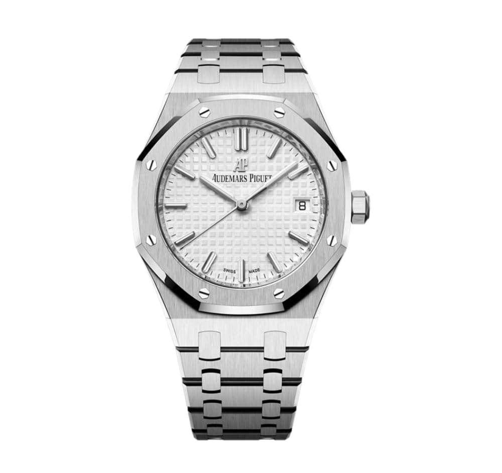 Audemars Piguet Royal Oak Men's Automatic Watch – Silver Dial & Silver Stainless Steel Strap – view 2