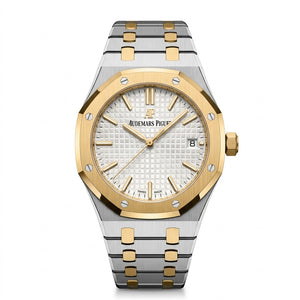 Audemars Piguet Royal Oak 33mm Women's Quartz Watch – Silver Dial & Two-Tone Gold Steel Strap