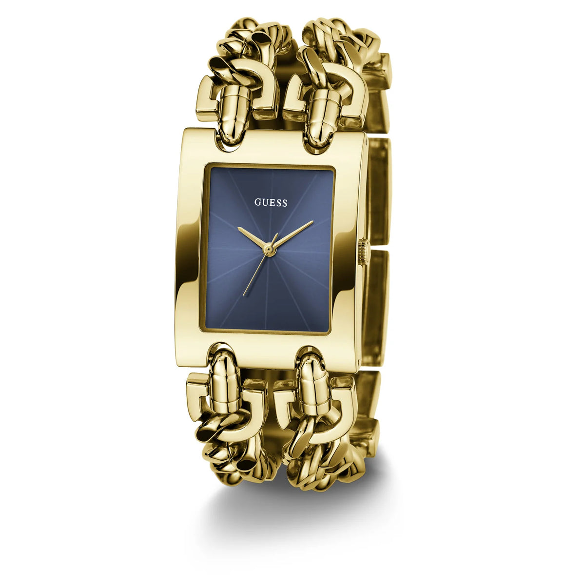 Guess GW0740L3 Women's Watch – Blue Dial & Gold-Tone Steel Strap