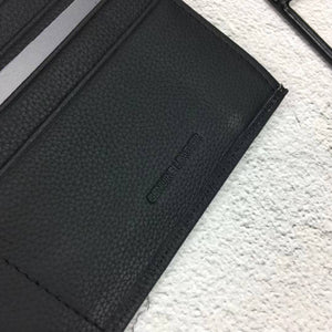 Genuine Leather stamp detail inside Calvin Klein wallet
