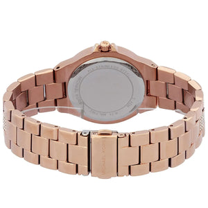 ظهر ساعة Michael Kors Lennox MK7362 الأصلي موضح عليه كود الموديل والباركود