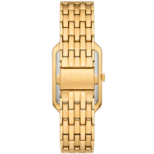 Back view photo of Fossil Raquel ES5341 showing the stainless steel caseback