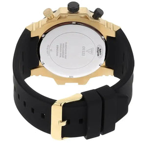 Back view of the Guess GW0325G1 watch showing the stainless steel caseback and Phoenix details