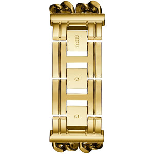 Gold stainless steel jewelry clasp (Self-Adjustable G-Links) on the bracelet of the U1117L5