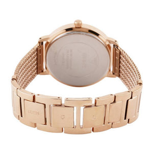 Back view of the Guess W0836L1 watch showing the stainless steel caseback