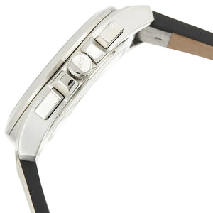 Right side angled view of Hugo Boss 1513881 highlighting the polished silver-tone finish