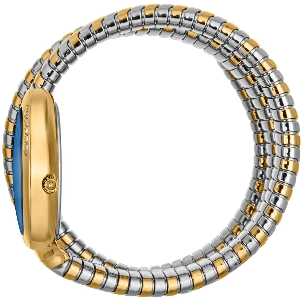 Just Cavalli Signature Snake JC1L228M0075 Blue Dial Two-Tone Women's Watch