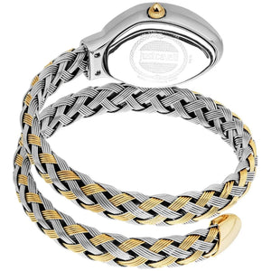 Side profile view showing the case thickness of the Just Cavalli Signature Snake JC1L264M0055.