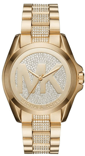 Michael Kors Bradshaw MK6487 Women's Watch – Silver Dial & Gold-Tone Stainless Steel Bracelet
