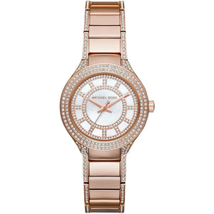 Original Michael Kors MK3443 Mini Kerry rose gold crystal watch - Luxury Hub Egypt
