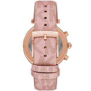 Rose gold buckle clasp with Michael Kors logo for MK6935 Parker watch