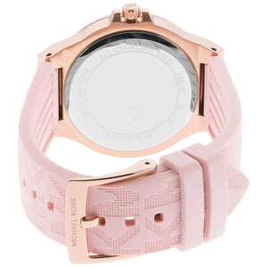 Rose gold buckle clasp with Michael Kors logo for MK7282 Lennox watch