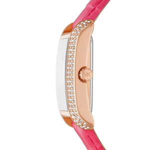 Left side perspective showing the crystal embellishments and polished finish of the MK2984
