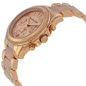 Michael Kors Blair MK5943 women's chronograph watch - side profile view