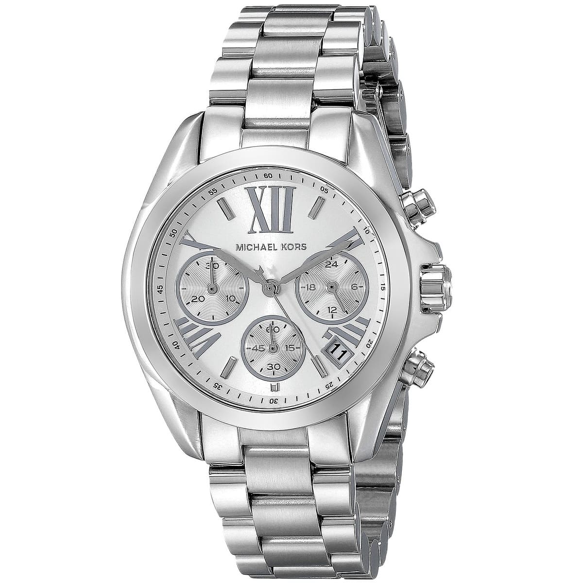 Michael Kors Bradshaw MK6174 women's chronograph watch - dial detail view