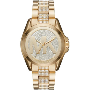 Michael Kors Bradshaw MK6487 Women's Watch – Silver Dial & Gold-Tone Stainless Steel Bracelet