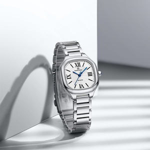 Naviforce NF5042-S-W-S Women's Watch – White Dial & Silver Steel Bracelet – view 4