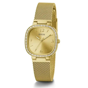 Guess Tapestry GW0354L2 women's watch - gold dial gold mesh strap