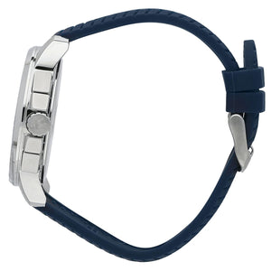 Side profile of Maserati Successo R8871621013 men's quartz battery watch showing 11mm thickness and silver finish