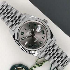 Rolex Datejust men's mirror watch, slate gray dial – view 7