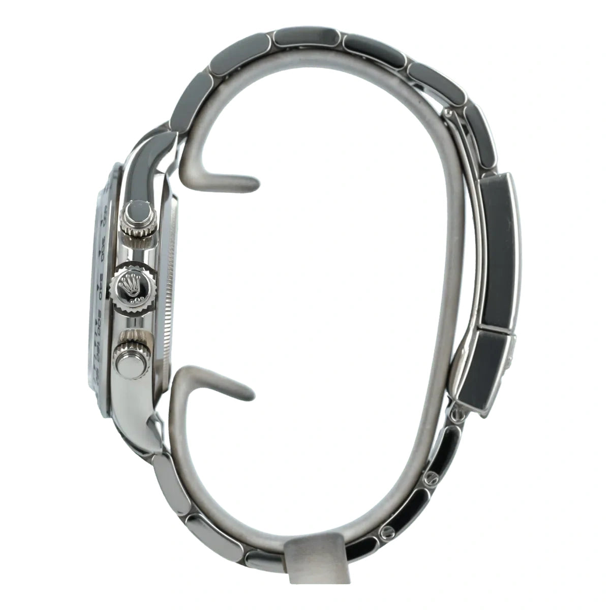 Rolex Daytona men's mirror watch, silver dial – view 2