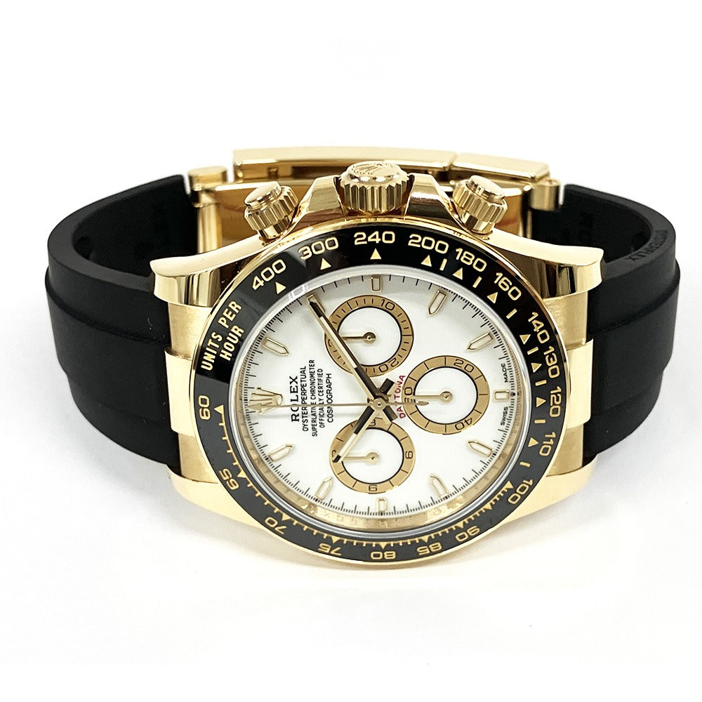 Rolex Daytona men's mirror watch, white dial – view 2