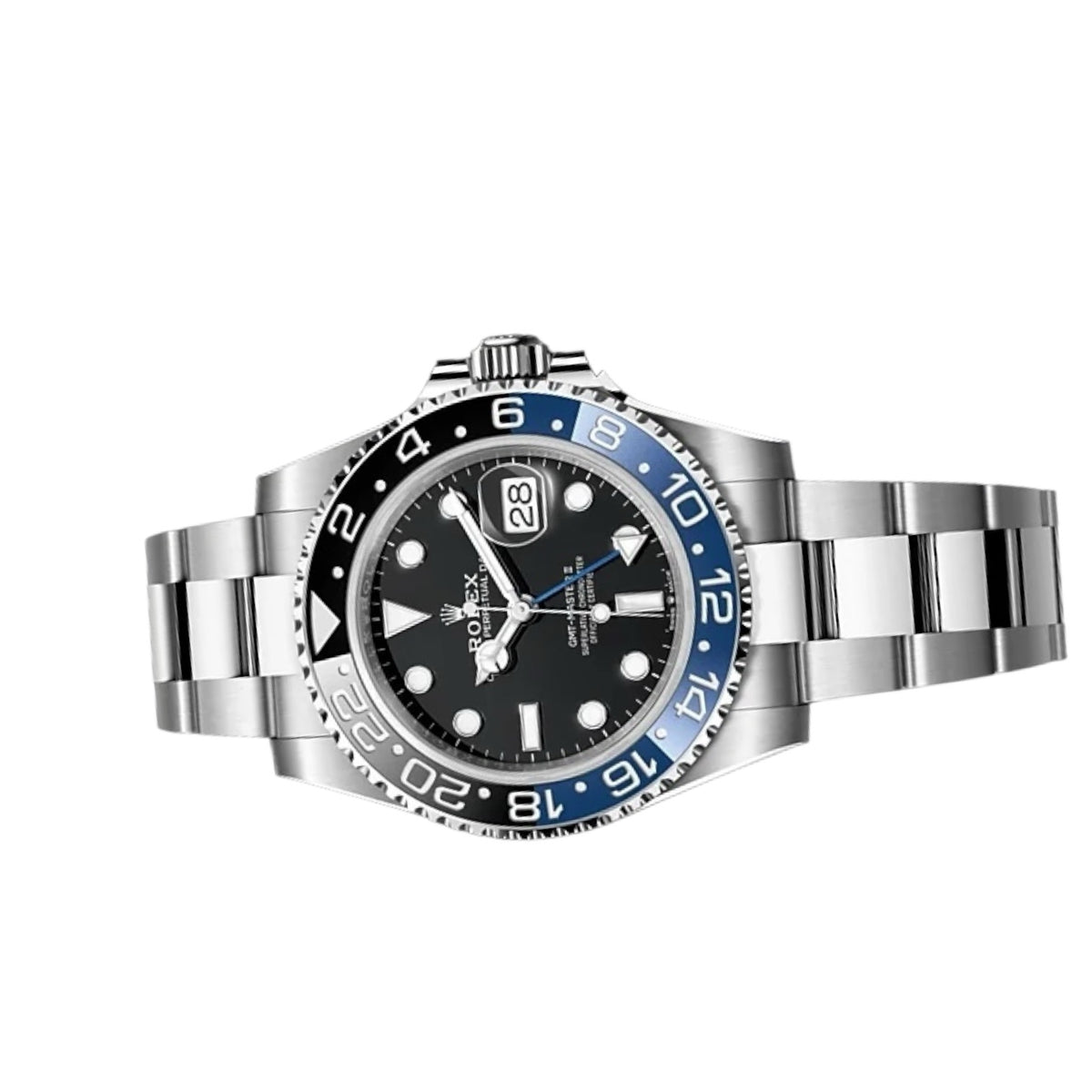 Rolex GMT-Master men's mirror watch, black dial – view 2