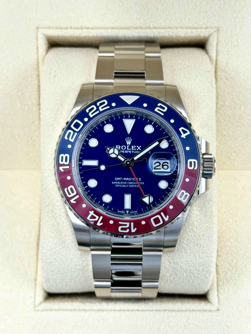 Rolex GMT-Master men's mirror watch, blue dial – view 2