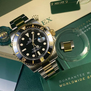 Rolex Submariner men's mirror watch, black dial – view 2