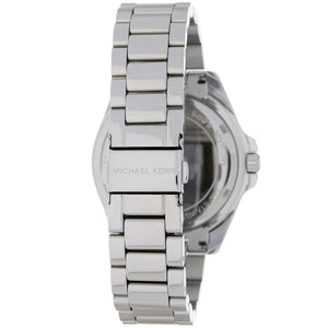 قفل ساعة مايكل كورس MK6554 السيلفر الأصلي المحفور بشعار الماركة