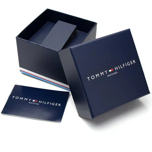 Detailed side view of the gold-tone crown and multi-function pushers on the 1710621 model